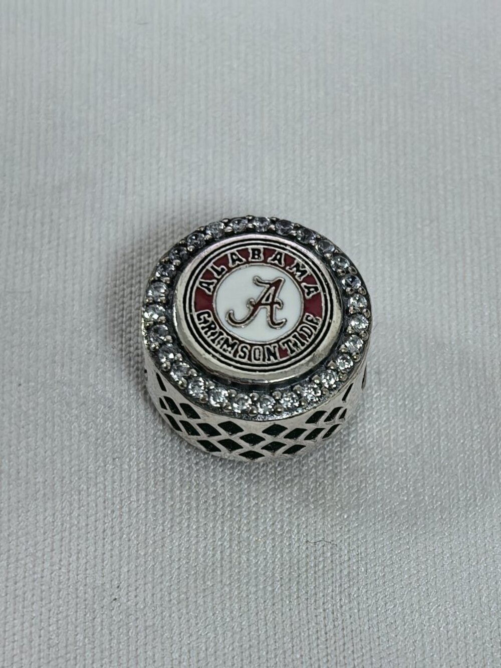 Pandora Alabama Crimson Tide Exclusive Charm Pendant, S925 Silver Jewelry